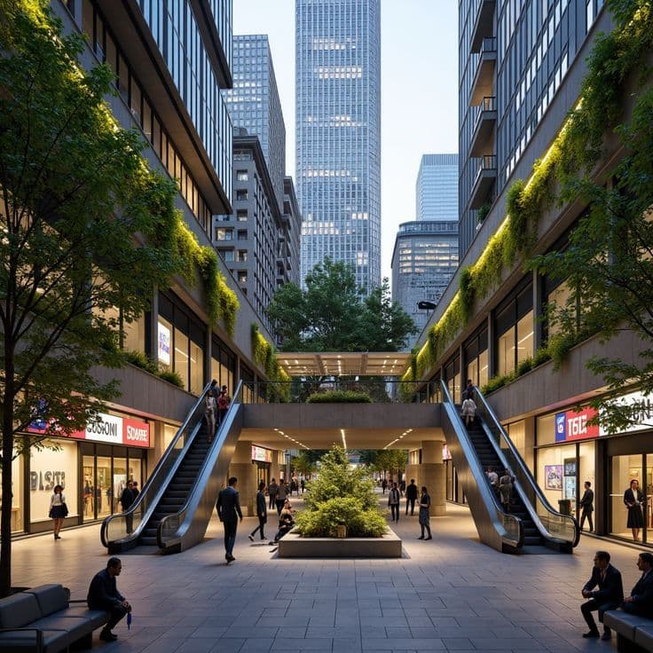 Business complex plaza